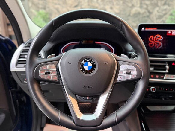 2021 BMW X4 20i II (G02) Рестайлинг, синий, 5998000 рублей - вид 21