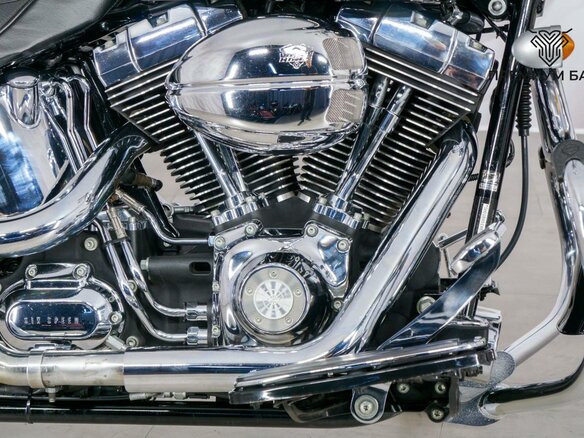 2007 Harley-Davidson Fat Boy, чёрный, 785000 рублей - вид 9