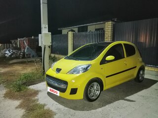2009 Peugeot 107 I, жёлтый, 340000 рублей, вид 1