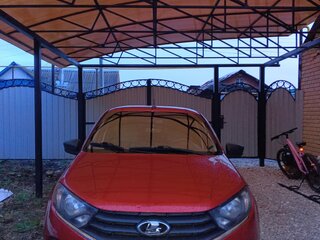 2019 Lada (ВАЗ) Granta I Рестайлинг, красный, 740000 рублей, вид 2