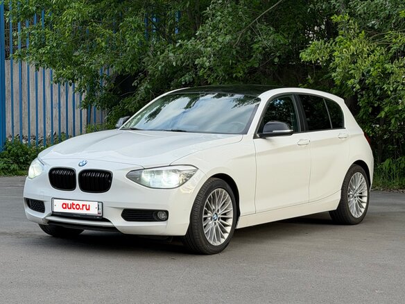 2013 BMW 1 серии 116i II (F20/F21), белый, 1070000 рублей