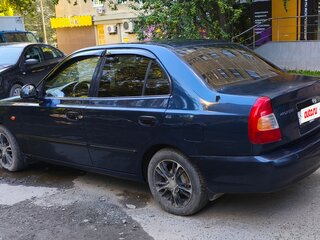 2007 Hyundai Accent ТагАЗ II, синий, 350000 рублей, вид 4