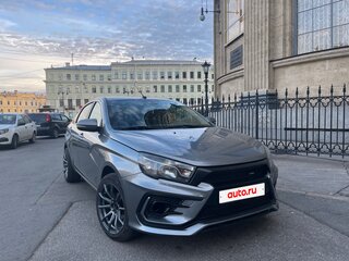 2016 Lada (ВАЗ) Vesta I, серый, 800000 рублей, вид 2