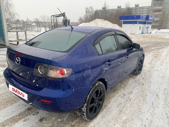 2006 Mazda 3 I (BK) Рестайлинг, синий, 480000 рублей - вид 2