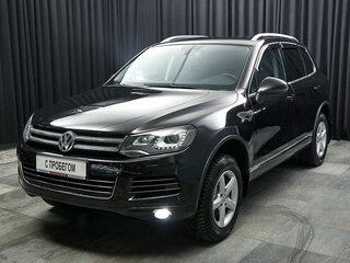 2010 Volkswagen Touareg II, чёрный, 1899000 рублей, вид 1