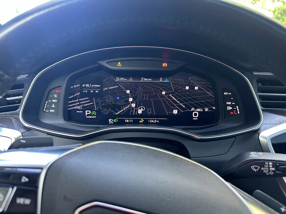 2019 Audi A6 40 TDI V (C8), серый, 4340000 рублей - вид 13
