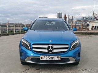 2014 Mercedes-Benz GLA 250 I (X156), голубой, 1385000 рублей, вид 2