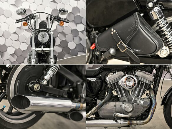 2013 Harley-Davidson Sportster 883, чёрный, 597000 рублей - вид 9