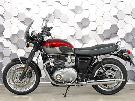 2024 Triumph Bonneville T120, красный, 1299000 рублей, вид 4