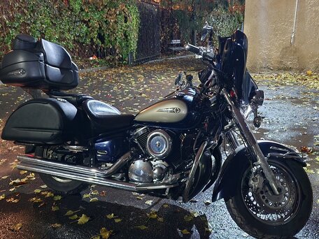 2007 Yamaha XVS1100, синий, 450000 рублей, вид 3