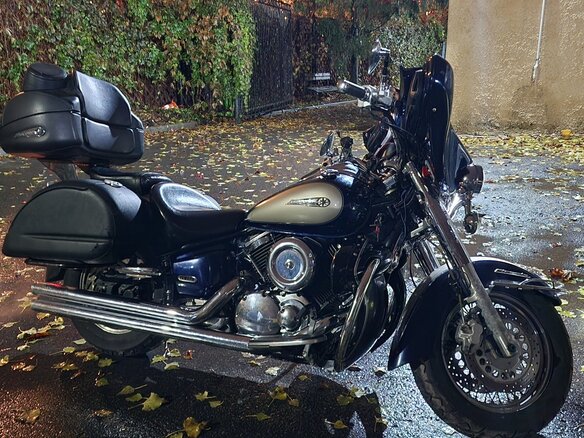 2007 Yamaha XVS1100, синий, 450000 рублей - вид 2