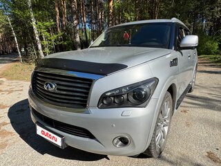 2011 Infiniti QX56 II, серебристый, 1900000 рублей, вид 4