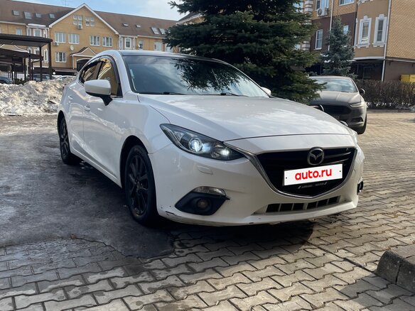 2014 Mazda 3 III (BM), белый, 900000 рублей - вид 1