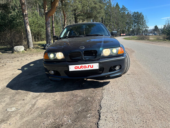 1998 BMW 3 серии 320i IV (E46), синий, 330000 рублей - вид 13