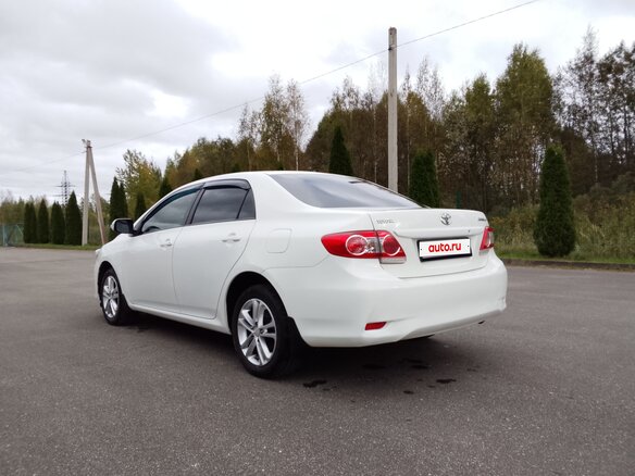 2012 Toyota Corolla X (E140, E150) Рестайлинг, белый, 820000 рублей - вид 6