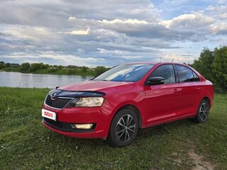 2019 Skoda Rapid I Рестайлинг, красный, 1360000 рублей, вид 3