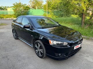 2008 Mitsubishi Lancer X, чёрный, 750000 рублей, вид 2