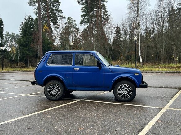 2008 Lada (ВАЗ) 2121 (4x4) I Рестайлинг, синий, 190000 рублей - вид 3