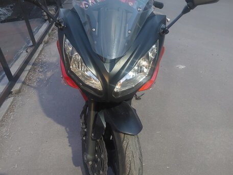 2013 Kawasaki ER-6F (Ninja 650R), оранжевый, 420000 рублей, вид 3