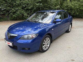 2006 Mazda 3 I (BK) Рестайлинг, синий, 707000 рублей, вид 2