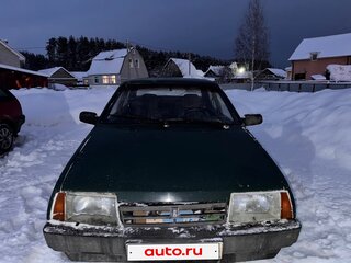 1997 Lada (ВАЗ) 21099, зелёный, 130000 рублей, вид 4