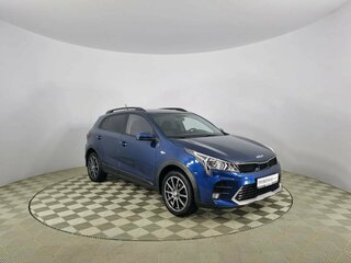 2021 Kia Rio X IV Рестайлинг, синий, 1515000 рублей, вид 3