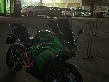 2014 Kawasaki ER-6F (Ninja 650R), зелёный, 640000 рублей, вид 1