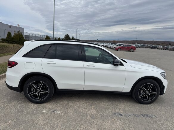 2021 Mercedes-Benz GLC 300 d I (X253) Рестайлинг, белый - вид 4