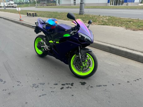 2007 Yamaha YZF-R1, фиолетовый, 670000 рублей, вид 1