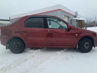 2011 Renault Logan I Рестайлинг, красный, 220000 рублей, вид 2