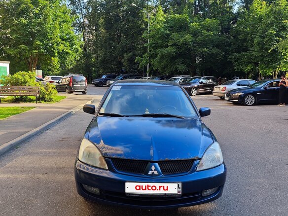 2007 Mitsubishi Lancer IX Рестайлинг, синий, 390000 рублей - вид 1