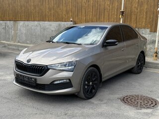 2020 Skoda Rapid II, коричневый, 1800000 рублей, вид 3