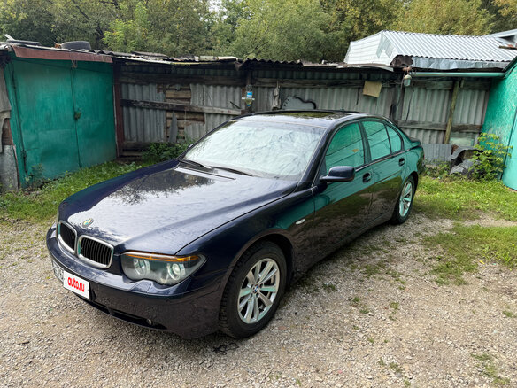 2003 BMW 7 серии 730i IV (E65/E66), синий, 780000 рублей - вид 2