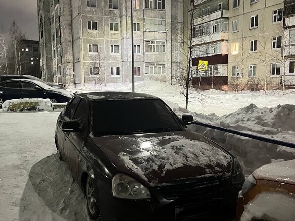 2008 Lada (ВАЗ) Priora I, красный, 250000 рублей