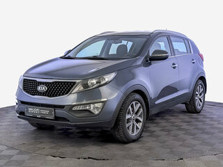 2015 Kia Sportage III Рестайлинг, синий, 1210000 рублей, вид 1