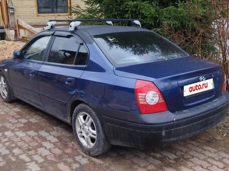 2004 Hyundai Elantra III (XD2) Рестайлинг, синий, 290000 рублей, вид 2