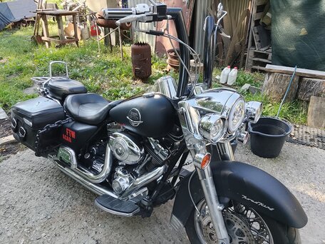 2002 Harley-Davidson Road King, чёрный, 600000 рублей, вид 2