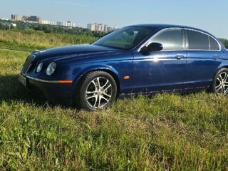 2005 Jaguar S-Type I Рестайлинг, синий, 490000 рублей, вид 3