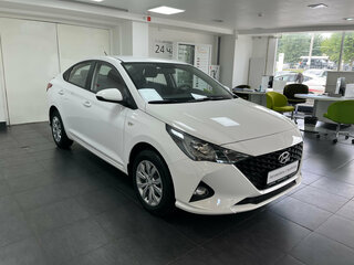 2021 Hyundai Solaris II Рестайлинг, белый, 1568000 рублей, вид 3