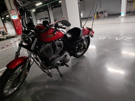 2010 Harley-Davidson Sportster 883, красный, 730000 рублей, вид 3