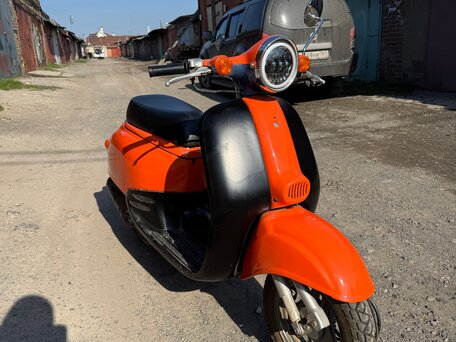1996 Honda Giorno, оранжевый, 55000 рублей, вид 2