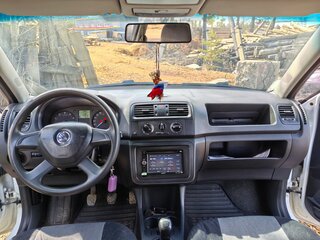 2013 Skoda Fabia II Рестайлинг, белый, 425000 рублей, вид 4