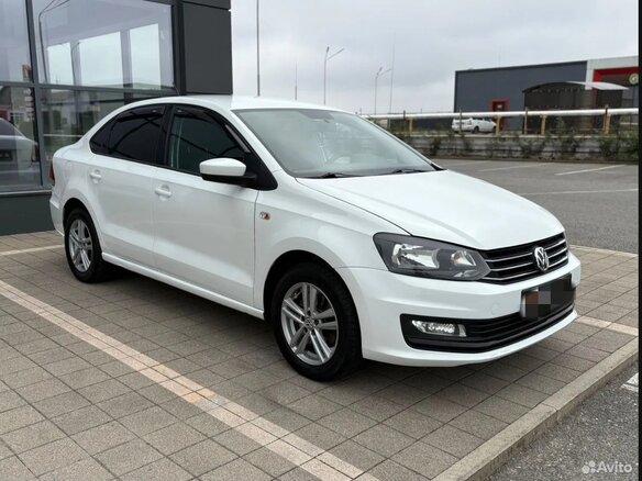 2019 Volkswagen Polo V Рестайлинг, белый, 1111000 рублей - вид 2
