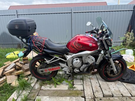 2004 Yamaha FZ6, красный, 360000 рублей, вид 3