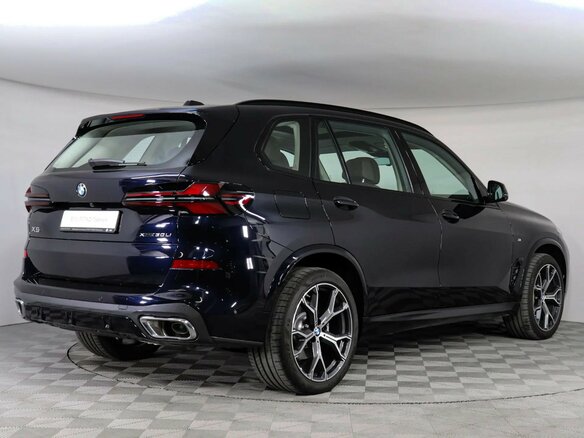 2025 BMW X5 30Li IV (G05/G18) Рестайлинг, синий - вид 3