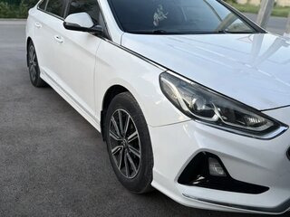 2018 Hyundai Sonata VII (LF) Рестайлинг, белый, 1150000 рублей, вид 3