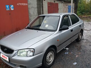 2003 Hyundai Accent ТагАЗ II, серебристый, 275000 рублей, вид 1