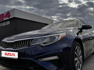 2018 Kia Optima IV Рестайлинг, синий, 1880000 рублей, вид 2