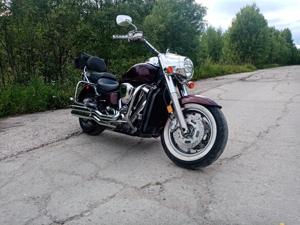 2004 Kawasaki VN2000 Vulcan, красный, 750000 рублей - вид 1