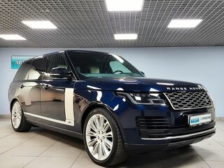2018 Land Rover Range Rover Long IV Рестайлинг, синий, 6300000 рублей, вид 3